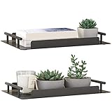 FLE Bathroom Organizer Countertop,2 Pack of Bathroom Counter Organizer Decorative Tray Cosmetic Orga
