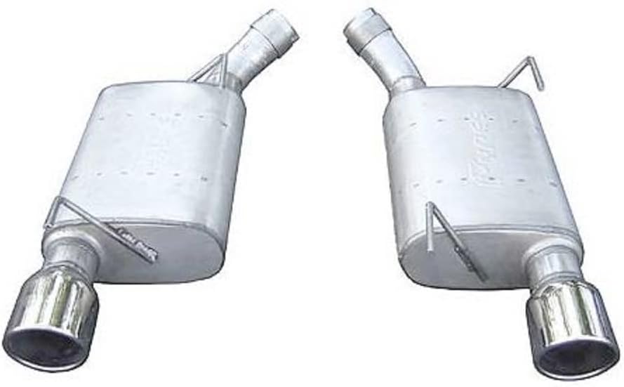 Pypes Exhaust SFM60V Violator 2-1/2" Diameter 4" Tips Stainless Steel Axle-Back Exhaust System for Ford Mustang Kit