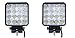 Produktbild 2X 48W Quadrat LED Offroad Flutlicht Reflektor Scheinwerfer Arbeitslicht Arbeitsscheinwerfer Zusatzscheinwerfer Offroad Scheinwerfer 12V 24V Rückfahrscheinwerfer