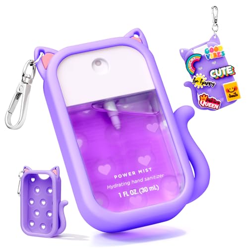 Funda de silicona para Touchland 30 ml con charms y llavero