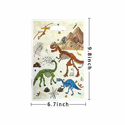Cemtetnech 30 Packs Dinosaur Cute Party Gift Bags Dinosaur Candy Bags Dinosaur Birthday Party Supplies Children's Candy Bags Children's Party Supplies Boy Girls Dinosaur Theme Birthday Party Supplies #TOP1