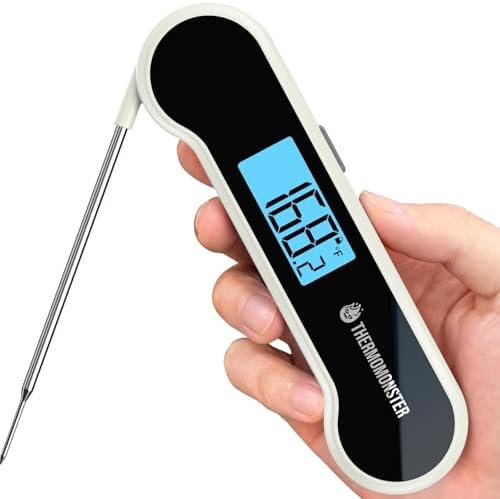 0.5 Sec Instant Read Meat Thermometer Digital for Cooking, White