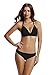 Zeraca Women Hipster Halter Strap Triangle Push up Bikini Bathing Suits