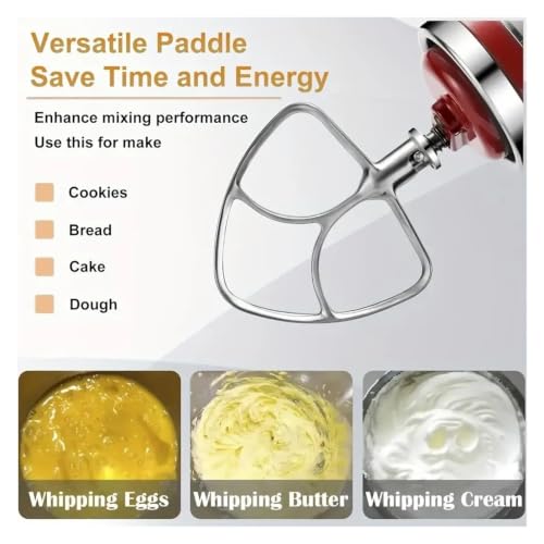 Accesorio para batidor plano de acero inoxidable duradero KitchenAid 5
