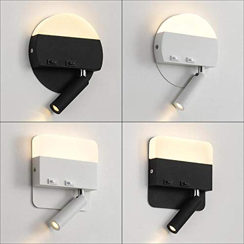 Preisvergleich Produktbild HJKM Persönlichkeit, Kreativität, Multifunktions, Wandleuchte, stilvolle und einfache Form, elegant und einzigartig, weniger Stromverbrauch durch LED-Lichtquelle und Gute Lichtwirkung