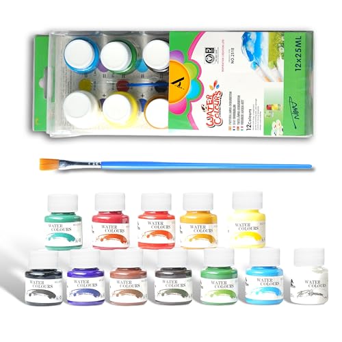 Image of ArtRight 156 Pcs Complete Art Set - Premium Artist Paint Brush Set, Watercolor & Mixed-Media Sheets, 25ml Color Set, Easels, Palettes & Masking Tapes - Ideal for Beginners, Students & Professionals