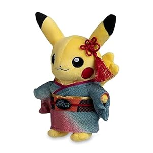 Pokemon × KOGEI: Kimono Pikachu Plush – 8 ¾ In.