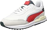 Entresuela de IMEVA Puma City Rider Electric, Zapatillas Unisex Adulto, Nimbus Cloud White High Risk Red, 43 EU