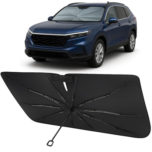 Proadsy Windshield Sun Shade Umbrella for Honda CRV CR-V 2023-2025 2026 Foldable Car Umbrella...