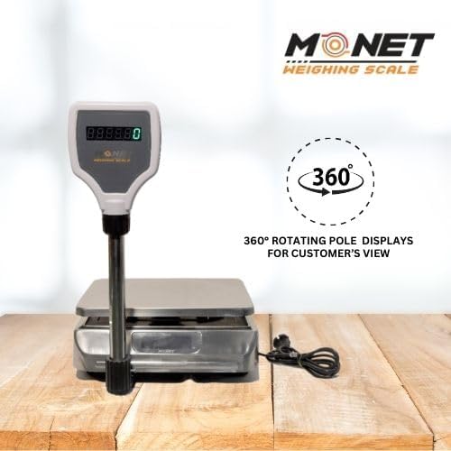Image of MONET Weighing Scale | For Industrial And Commercial Use | Weight Limit 30kg