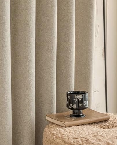 Rideaux de chambre occultants en chenille haut de gamme texturée - 2