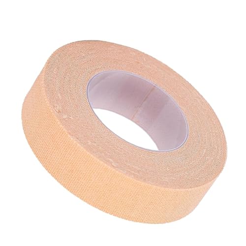 1cm x 5m Self-Adhesive Sports Tape Skin Tone Elastic Breathable Strapping Bandage for Thumb Finger and Joint Support in MMA Boxing and Climbing - Single Roll(Skin)