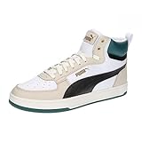 PUMA Caven 2.0 Mid, Zapatillas Unisex Adulto, Blanco Black Alpine Snow Warm White Gold, 43 EU