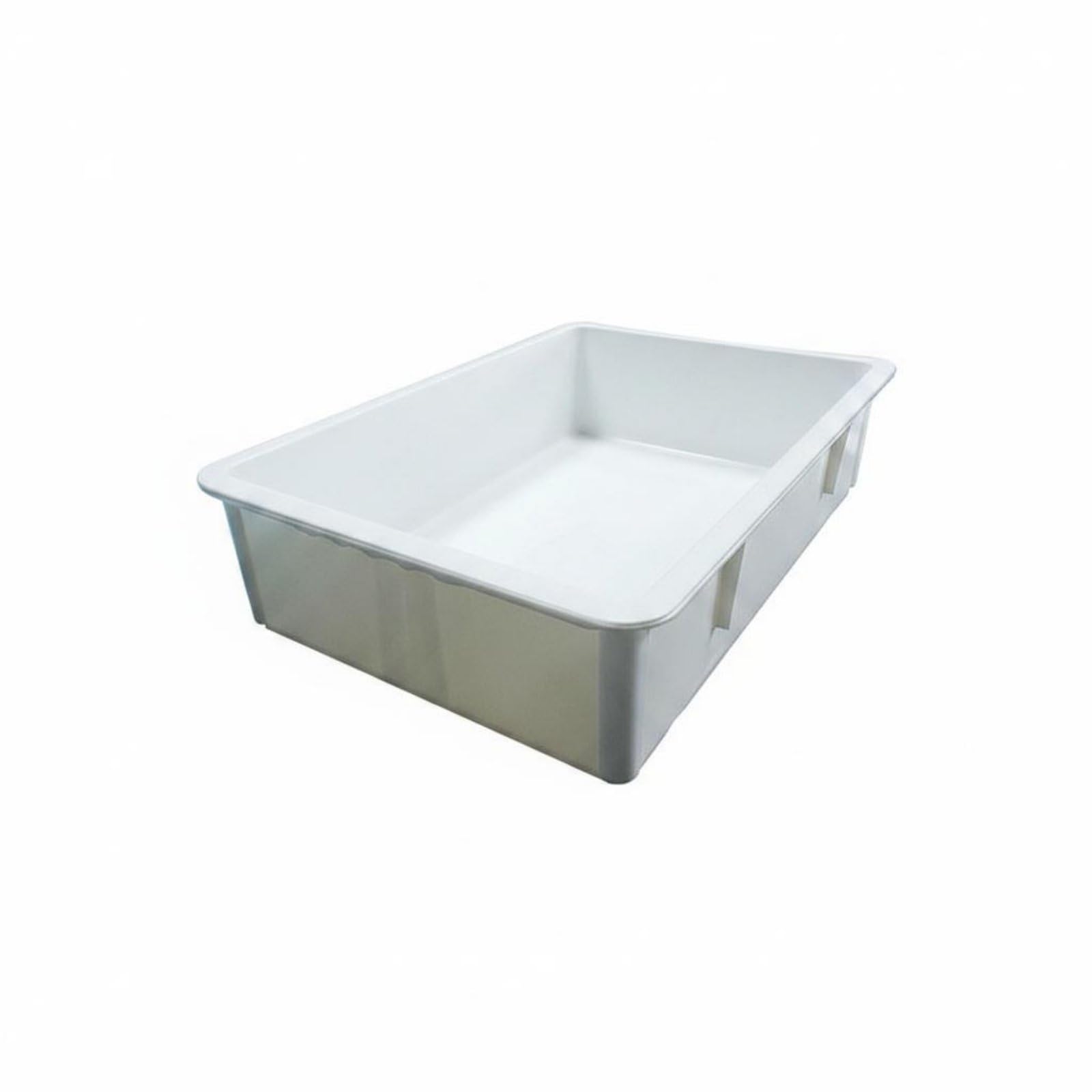 Sharplace Gärbox Backteig Behälter Teigwanne Fermentationsbox Aufbewahrungsbox aus Stabiler PP für Chargenweise Lagerung Und Ordnung Beim Aufgehen für, Weiß, Extragroß 650 455 160mm