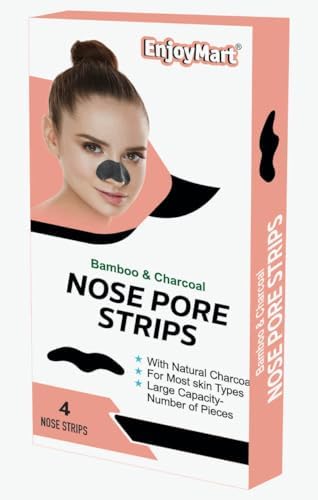 ENJOYMART Skin Care Cleansing Nose Strips for Women & Girls | Painless & Instant Removal of Whiteheads, Blackhead Removers, Pore Cleanser, Dirt & Oil | Natural Extracts | All Skin Types (PACK-3)