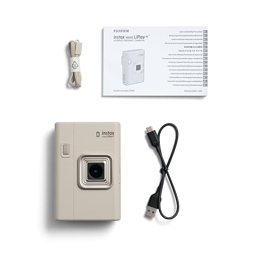 富士フイルム(FUJIFILM) チェキ インスタントカメラ/スマホプリンター instax mini LiPlay PLUS INS LIPLAY PLUS BEIGE VNのサムネイル