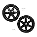 ULTECHNOVO 2pcs Industrial Caster Wheels Heavy Duty Wheel Casters for Shopping Cart Market Trolley Efficient Rolling and Convenient Installation