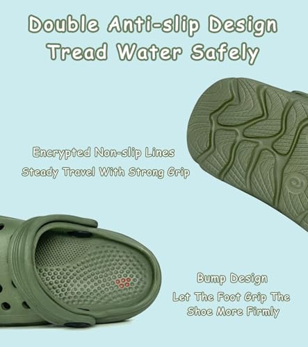 Image of Toddler Kids Garden Clog Slip On Slide Sandals Beach Water Shoes