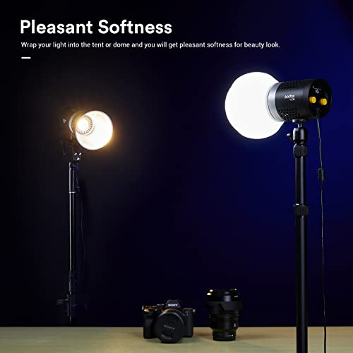 Image of Godox ML-CD15 Diffusion Dome w /3 adapters, Flash Light Diffuser, Fit for Godox V1 Pro V1 AD100 Pro AD200Pro AD300Pro AD400Pro V860III V860II V850III TT685II TT600 TT600S AD200 ML60II Bi ML30 ML60, etc