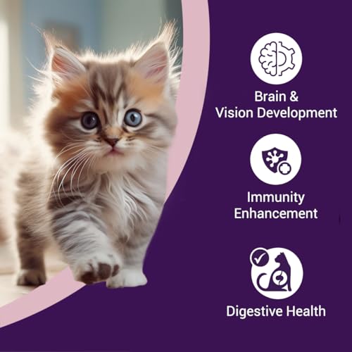 Image of Purrfeto Kitten Dry Cat Food | Chicken & Ocean Fish | 1.2 kg | 40% Reduction in Urinary Track Diseases |Promotes Brain & Vision Development | Enhances Immunity | Improves Digestive Health