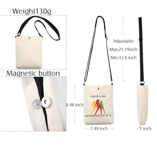 BNQL Musical Crossbody Bag Lover Musical Theater Gifts I Have a New Favourite Colour Musical Theatre Handbag2