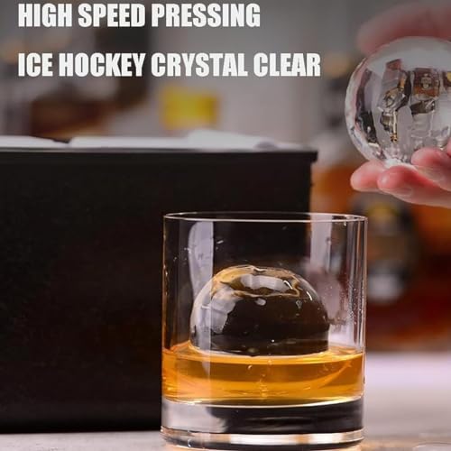Diamant-Eisbereiter, runde Eiskugelform für Gefrierschrank, 50–70 mm Aluminium-Mehrzweck-Cocktail-Eiskugel-Pressform, Eiskugel-Pressform für die Küche,Rosetype70mm