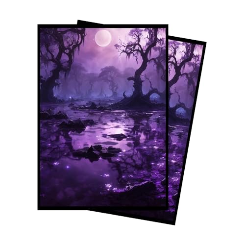 Paramint Black Mana MTG Card Sleeves - 100 Count Standard Size TCG Sleeves - Compatible with Magic The Gathering, Lorcana - Double Sleeving - Original Art Design, Premium Protection