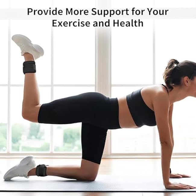 Ankle Weights for Women & Men - 0.5lb/1lb/2lb/3lb Pairs for Walking, Running, Yoga, Fitness - Premium Ice Silk Fabric - Comfortable, Durable & Tear Resistant