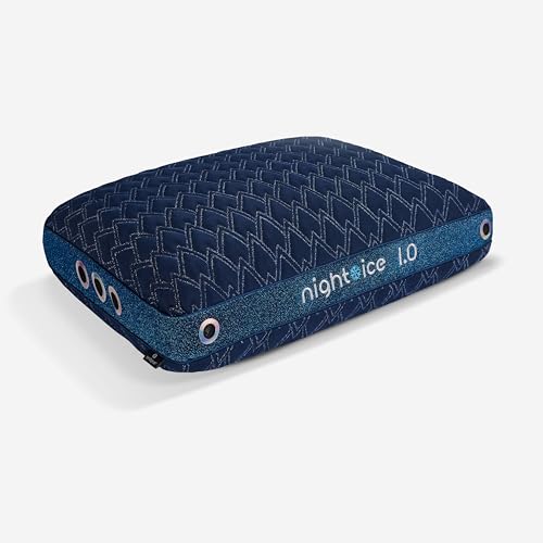 Bedgear Night Ice Performance Pillow Oprah Daily 2026 Best Cooling Pillow Size 1.0 Medium-Low for Back & Combination Sleepers 3-Layer Cooling System with Ver-Tex Cover & Air-X Mesh
