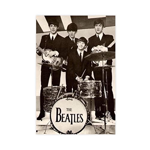 Poster sur toile The Beatles at Ed Sullivan Show – Décoration murale – Pour salon, chambre à coucher – Sans cadre : 50 x… - Les Beatles, Paul McCartney, John Lennon, RIngo Starr, George Harrison Poster sur toile The Beatles at Ed Sullivan Show - Décoration murale - Pour salon, chambre à coucher - Sans cadre : 50 x…