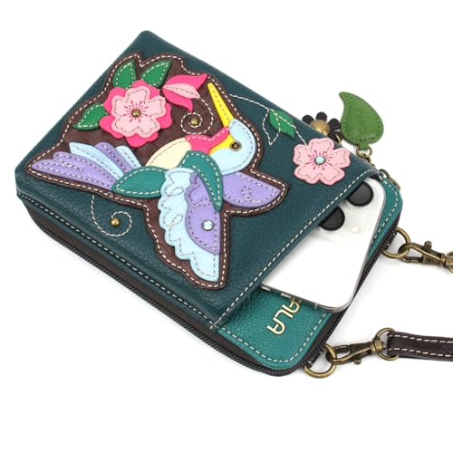 Image of CHALA Wallet Crossbody Cell Phone Purse - Women Faux Leather Multicolor Handbag with Adjustable Strap
