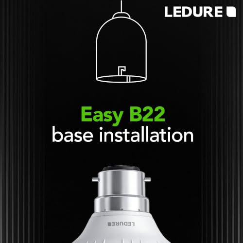 Image of LEDURE 20W LED Bulb|High Wattage B22 Base Bulb|BIS Approved|CoolWhite,Pack-2