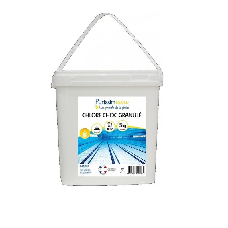 Cloro de choque gránulos de cubo de 5 kg HYDRAPRO