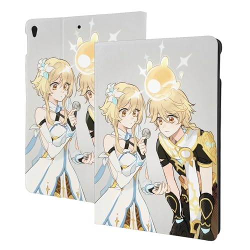 Compatible with ���_ Genshin Impact iPad Air5 Air4 �p �P�[�X Air5�P�[�X Air4�P�[�X 2022/2020 �A�C�p�b�h iPad Air ��5���� ��4���� ���[ �ϏՌ� �J�o�[ �y�� (10.9�C���`