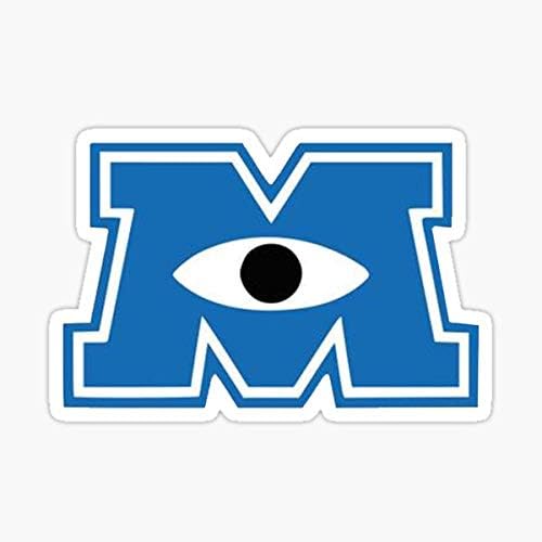 Monsters Inc Logo Sticker - Graphic for Auto, Wall, Laptop, Cell, Truck - Windows, Cars