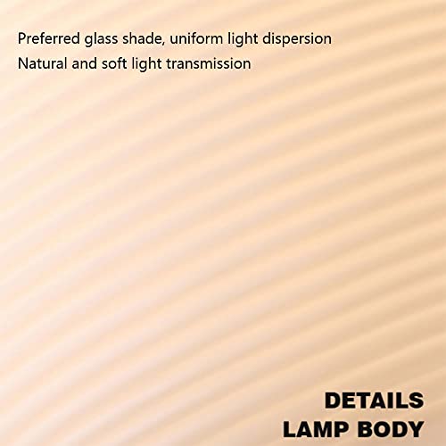 Lustre en verre design spirale avec suspension réglable de plafond