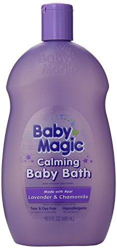Baby Magic Calming Baby Bath 16.5 Ounce Lavender And Chamomile (488ml) (3 Pack)