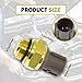 QZTYTY Radiator Coolant Fan Switch, Water Temperature Sensor, 37760-P00-003/004 Engine Temp Sensor, Compatible with Honda Civic CR-V Element Acura MDX TSX