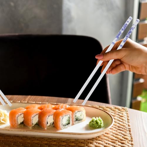 Baguettes en céramique bleue légères pour vos dîners et repas en extérieur