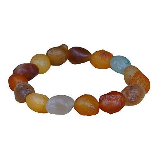 Preisvergleich Produktbild Damenmode Halskette Armband Pebble Armband handgeschnitzte poliert natürliche Jade Armband Jade Armband Xinjiang Gobi Achat Kieseln Heben