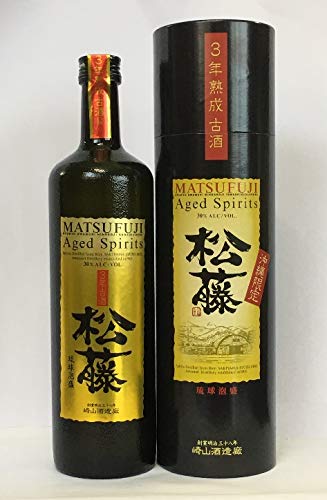 3．泡盛古酒ビンテージ　松藤　1800ml 30度 Amazon.co.jp: 泡盛 松藤 3年古酒 筒箱入り 30度 720ml 崎山酒造廠