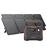Jackery Solar Generator 1000 v2 with 2x100W Solar Panel,1070Wh Portable Power Station LiFePO4 Battery,1500W AC/100W USB-C Output,1Hr Fast Charge for Outdoor,Off-Grid Living,RV,Emergency