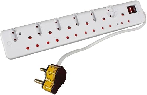 Ellies 12-Way High Surge Safe Power Protector Multiplug