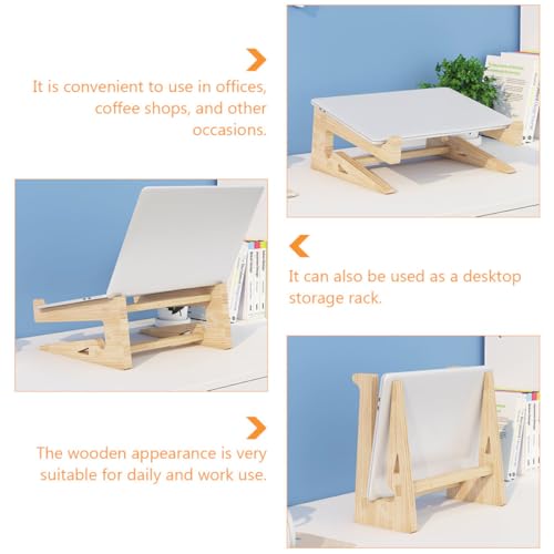 Soporte de madera para laptop Cabilock para 12-14.7 pulgadas miniatura 7