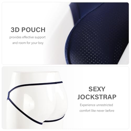 Arjen Kroos Mens Jockstrap Sexy Underwear Mesh Athletic Supporter Sport Low Rise Thong4