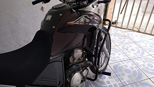 Protetor Carenagem Motor Tenere 250 Com Pedaleira + Par Led