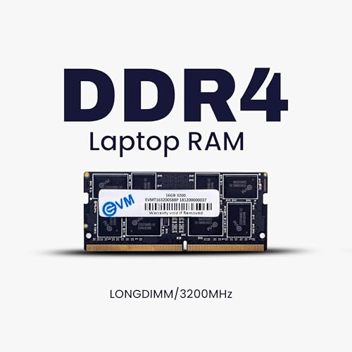 Image of EVM 16GB DDR4 Laptop RAM 3200MHz - Unleash Your System's Full Potential - Perfect for Gamers, Office Work, and More - 10 Years Warranty (EVMT16G3200S88P)