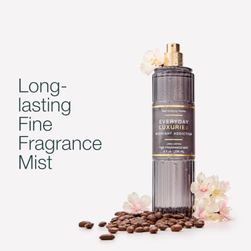 Bath & Body Works Fine Fragrance Mist, Midnight Addiction Scent, 8 fl oz | Luxurious Scent, Gourmand Fragrance with Notes of Ripe Plum, Rich Almond Flower, Coffee Bean, for Daily Wear & Gifting - image 2