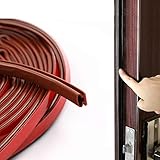 高密度のシリコーンゴム素材 窓ゴムパッキン 隙間パッキン 防音パッキン 引き戸 扉 玄関用すきまテープ 衝撃吸収 全長は約6メートルです 10mmx6mm 褐色