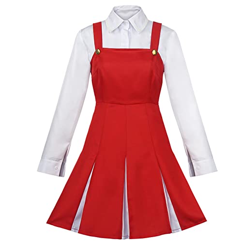 Alyfyto Eri Cosplay，Eri Red Dress，Eri Red Uniform Outfit With Headdress For Adult Women Girls #TOP7